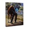Stupell Industries Cowboy & Horse at Ranch Canvas By Carolyne Hawley